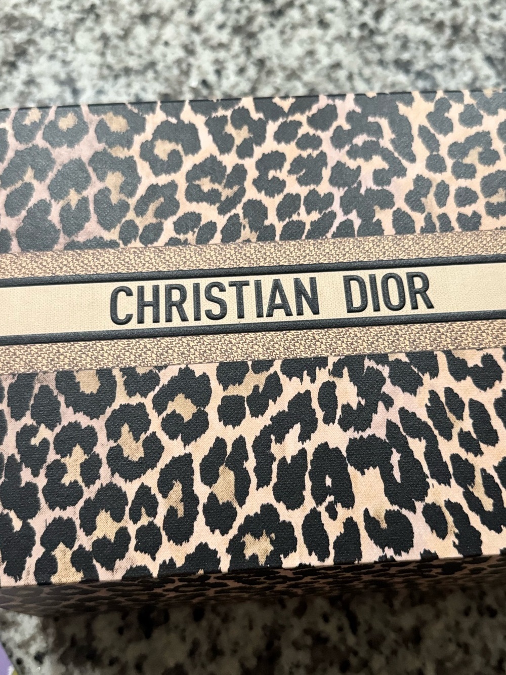 DIOR Mitzvah Animal print Limited Edition Gift Box EMPTY MED/LG NEW 5.5” x8.4.5”